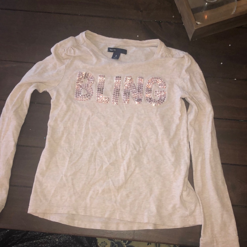 Gap kids girl BLING sequin top